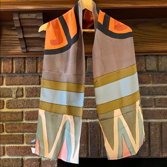 NWT Moss Silk Scarf - Picture 6 of 7